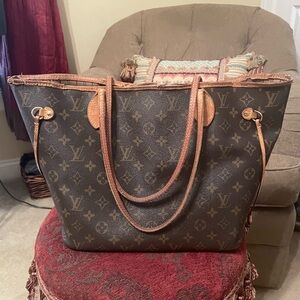 Louis Vuitton Authentic Classic Monogram Neverfull MM